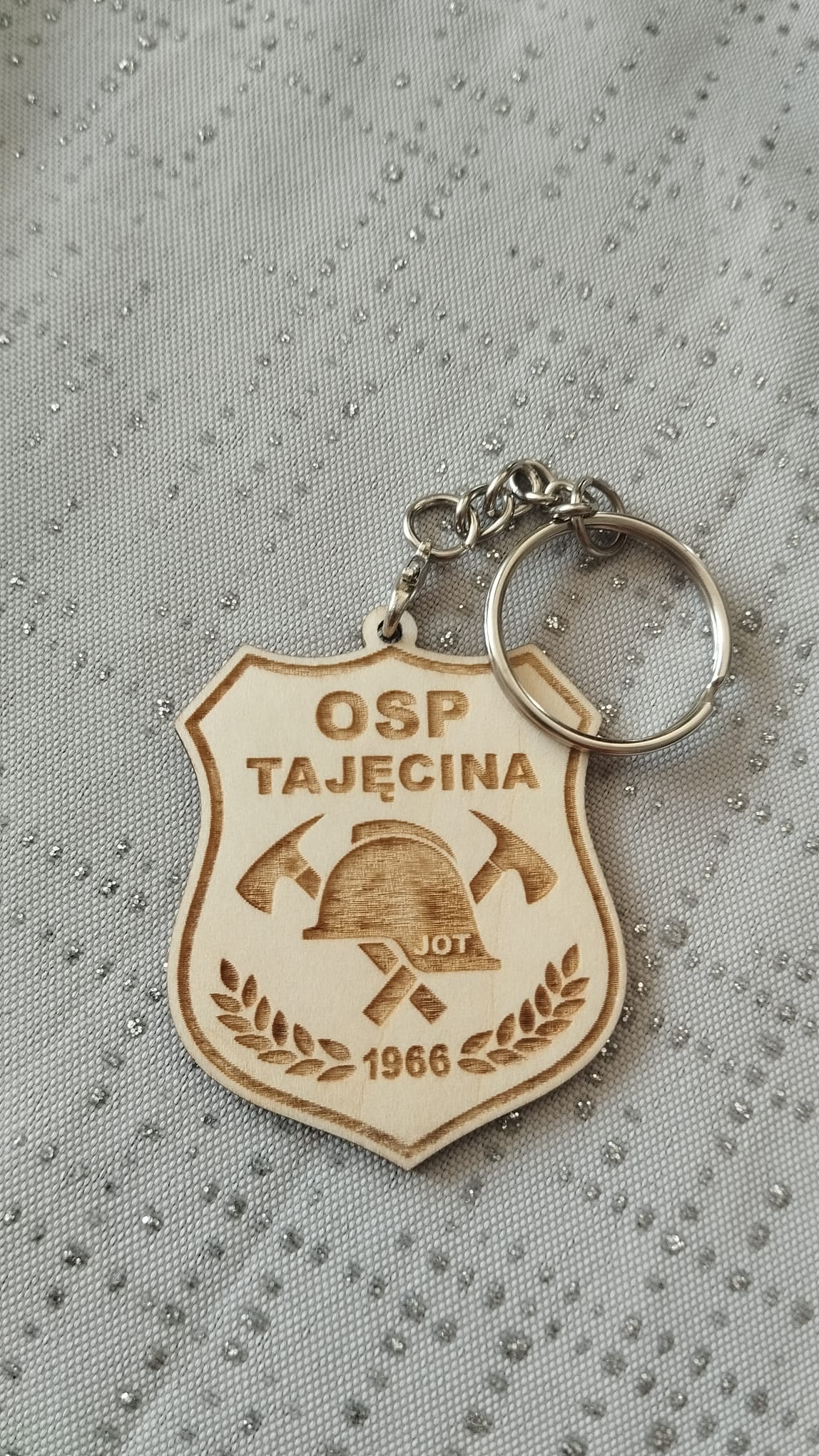 Brelok OSP ze sklejki